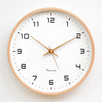 Horloge murale design en bois massif