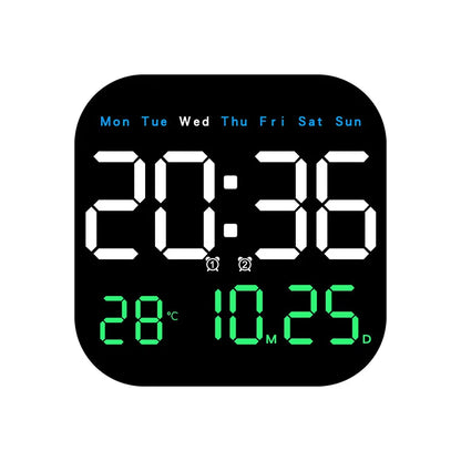 Horloge Murale Digitale LED Moderne