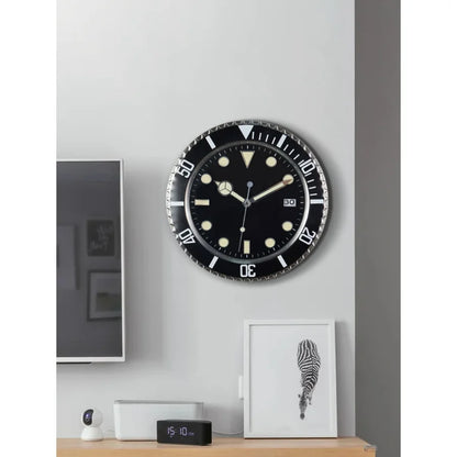 Grande Horloge Murale Design Européen – Design Luxe