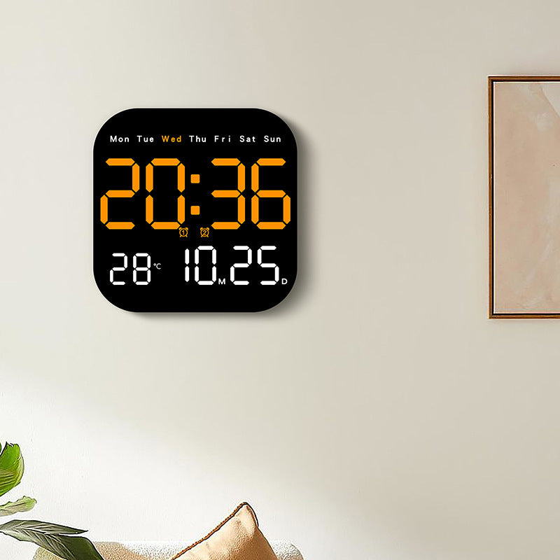 Horloge Murale Digitale LED Moderne