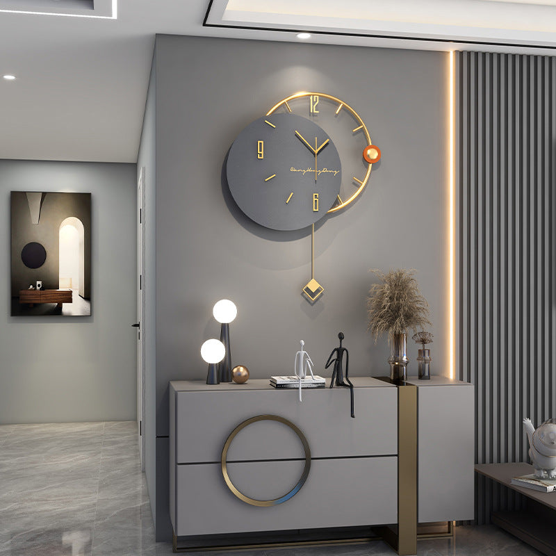 Grande Horloge Murale Design Nordique 3D – Style Contemporain
