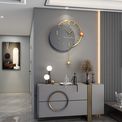 Grande Horloge Murale Design Nordique 3D – Style Contemporain