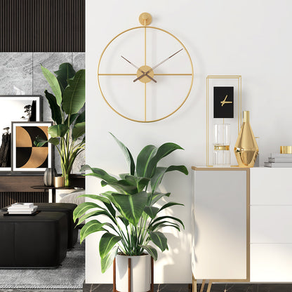Grande Horloge Murale Design Moderne – Élégance Minimaliste