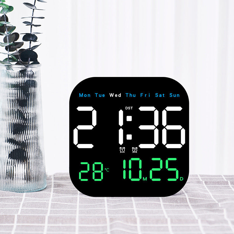 Horloge Murale Digitale LED Moderne