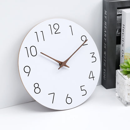 Horloge murale design en Bois Minimaliste