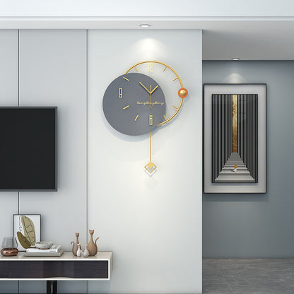 Grande Horloge Murale Design Nordique 3D – Style Contemporain
