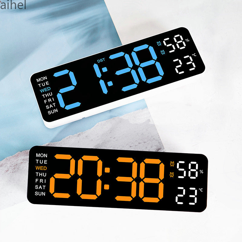 Horloge Murale Digitale LED Minimaliste – Grand Affichage